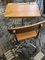 Mesa escolar de madera de haya, Checoslavaquia, años 40, Imagen 6