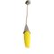 Small Modernist Dutch Yellow Glass and Metal Hanging Lamp, 2000s, Image 5