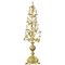 Gilt Brass and Bronze Electrified French Candelabra 1