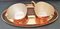 Copper Sugar and Cream Container Set, 1960s, Set of 3 3