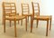 Model 85 Dining Chairs by Niels O Möller for J.L. Møllers, 1970s, Set of 4 7