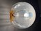 Large Murano Glass Ball Lamp from Mazzega, 1960s, Image 8