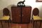 Set of Art Déco Chairs with Bronze Elements, 1920s, Image 4