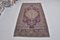 Turkish Handmade Purple-Gray Wool Rug 1