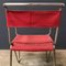 Chaise Diagonal en Corde et Tissu Rouge par Willem Hendrik Gispen pour Gispen, 1930s 6