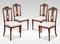 Chaises d'Appoint en Noyer, 1890s, Set de 4 7