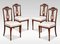 Walnut Side Chairs, 1890s, Set of 4 7