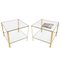 Square Side Tables by Jacques Quinet, 1960s, Set of 2 1