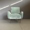 Vintage Armchair in Light Blue Velvet, 1960s 2