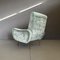 Vintage Armchair in Light Blue Velvet, 1960s, Image 4