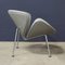 Silbergrauer Slice Chair aus Leder von Pierre Paulin für Artifort, 1960er 10