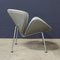 Silver Grey Leather Slice Chair by Pierre Paulin for Artifort, 1960s, Image 10