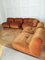 Italienisches Sofa aus Velours, 1970er, 5er Set 2