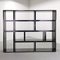 Vintage Modular Cubic Bookcase in Black Laminate, 1970s, Image 1