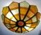 Iron and Glass Ceiling Light, 1950s 1