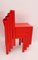 Mid-Century Red Dining Room Chairs from E. & A. Pollak, Set of 4 3