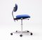 Chaise de Bureau Kevi Bleu Royal 5