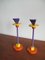 Enameled Cast Iron Memphis Candlesticks by Ettore Sottsass, 1980s, Set of 2, Image 2