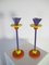 Enameled Cast Iron Memphis Candlesticks by Ettore Sottsass, 1980s, Set of 2, Image 3