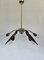 Italian Six-Light Sputnik Ceiling Light, 1950s, Image 3