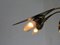Lámpara de techo Sputnik italiana de seis luces, años 50, Imagen 14