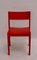 Mid-Century Red Dining Room Chairs from E. & A. Pollak, Set of 4 7