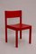Mid-Century Red Dining Room Chairs from E. & A. Pollak, Set of 4 1