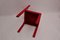 Chaises de Salon Rouges Mid-Century de E. & A. Pollak, Set de 4 10