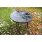Round Filodifumo Outdoor Table in Lava Stone and Steel by Riccardo Scibetta & Sonia Giambrone for MYOP 10
