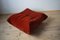 Poltrona Togo in velluto a coste ambrato, pouf e divano a tre posti di Michel Ducaroy per Ligne Roset, set di 3, Immagine 2