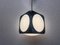 Space Age Dice Ceiling Lamp in Black by Lars Schioler for Hoyrup Lamper, 1970s 26