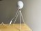 German Modern Glossy White Table Tripod Lamp from Casalux, 2000s 7