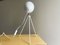 German Modern Glossy White Table Tripod Lamp from Casalux, 2000s, Image 7