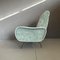 Vintage Armchair in Light Blue Velvet, 1960s 3