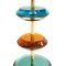 Moderne italienische Mid-Century Tischlampen aus Muranoglas & Messing, 2 . Set 5