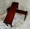 Victorian Mahogany Scroll End Benches, Set of 2 8