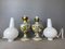 Portuguese Porcelain Hand Painted Table Lamps by Alcobaça Porcelain Factory, Set of 2 5