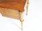 Neoclassical Blond Walnut & Flame-Applied Walnut Burl Desk, Late 1800s 14