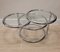 Tubular Chrome Metal Swivel Coffee Table by Milo Baughman 6