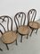 Bistrostühle aus Rohrgeflecht von Thonet, 1890er, 4er Set 8