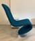 Poltrona 1-2-3 turchese di Verner Panton per Fritz Hansen, anni '70, Immagine 5