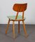 Grüner Stuhl aus Holz von Tone, 1960 3