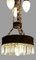 Lámpara de araña modernista de latón martillado, Imagen 9