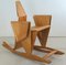 Chaise à Bascule Sculpturale Oiseau Origami 19