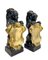 Antique Cast Iron and Bronze Lions Finials, 1890s, Set of 2 13