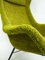 Poltrona Wingback gialla e verde di Miroslav Navratil per Ton, anni '60, Immagine 3