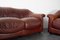 Vintage Leather Sofa and Chairs, 1970s, Set of 3, Image 8