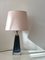 Blue RD-1566 Table Lamp by Carl Fagerlund for Orrefors, 1960s, Image 2