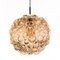 Large Vintage Bubble Pendant Lamp in Amber Glass by Helena Tynell for Limburg, Image 5