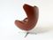 Leather Egg Chair by Arne Jacobsen for Fritz Hansen, 1967 4